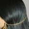 Indian Traditional Ear Chains for Women - Indian Jewellery for Earring Support Long Gold Tone Earring Chain Ear to Hair Chain Jewelry Faux Pearl Hair Accessory Bridal Jewelry for Wedding
